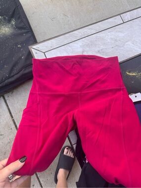 lululemon athletica Magenta High-Waist Leggings